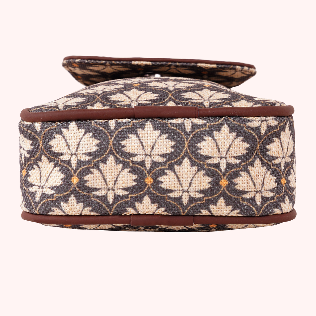 Bagru Bindi Mobile Pouch