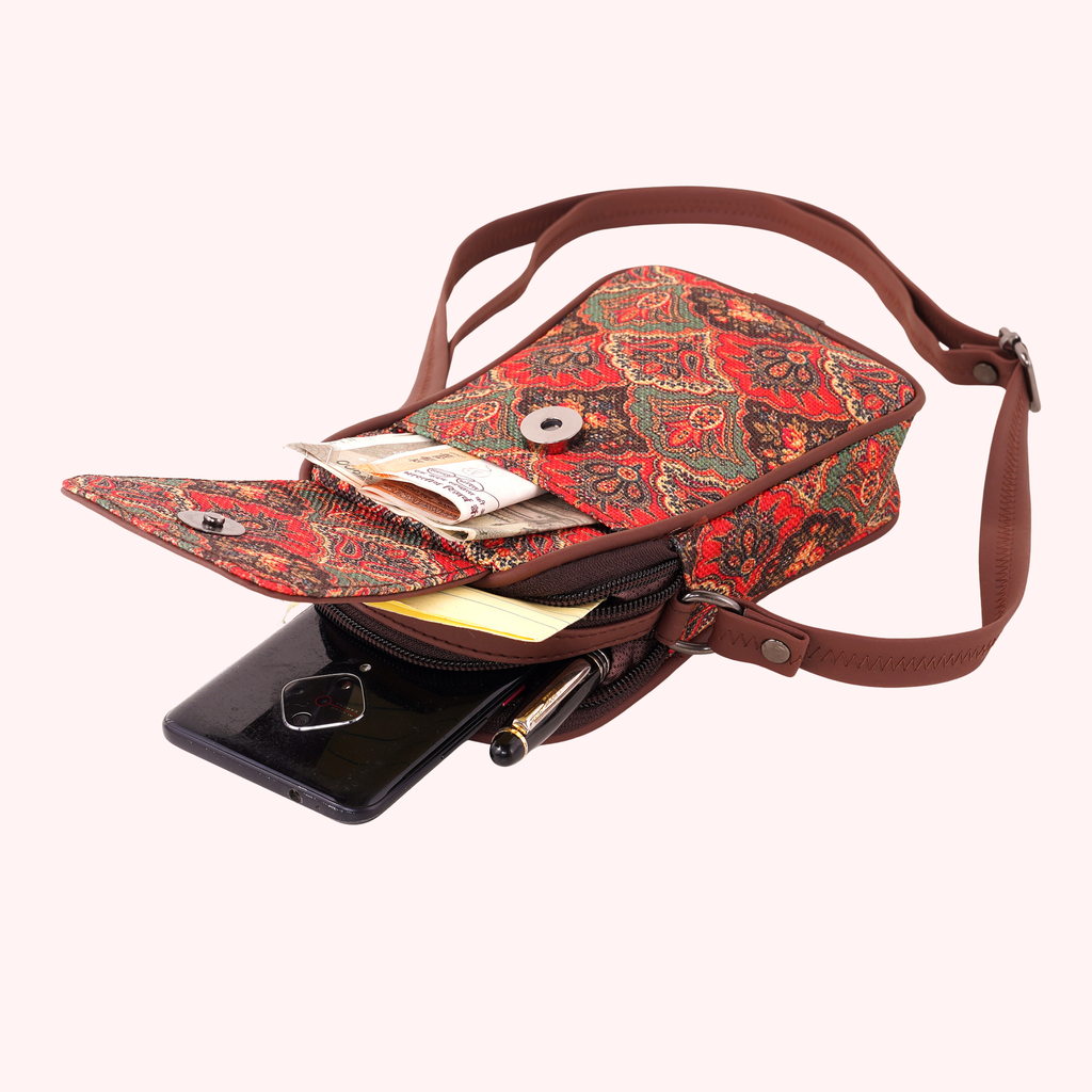 Sanganeri Art Mobile Pouch