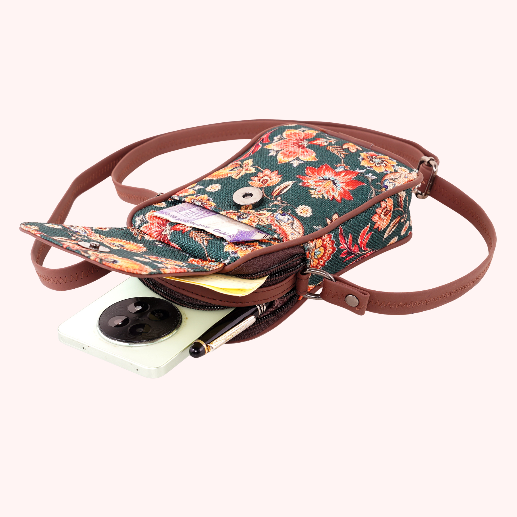 Shalimar Garden Mobile Pouch