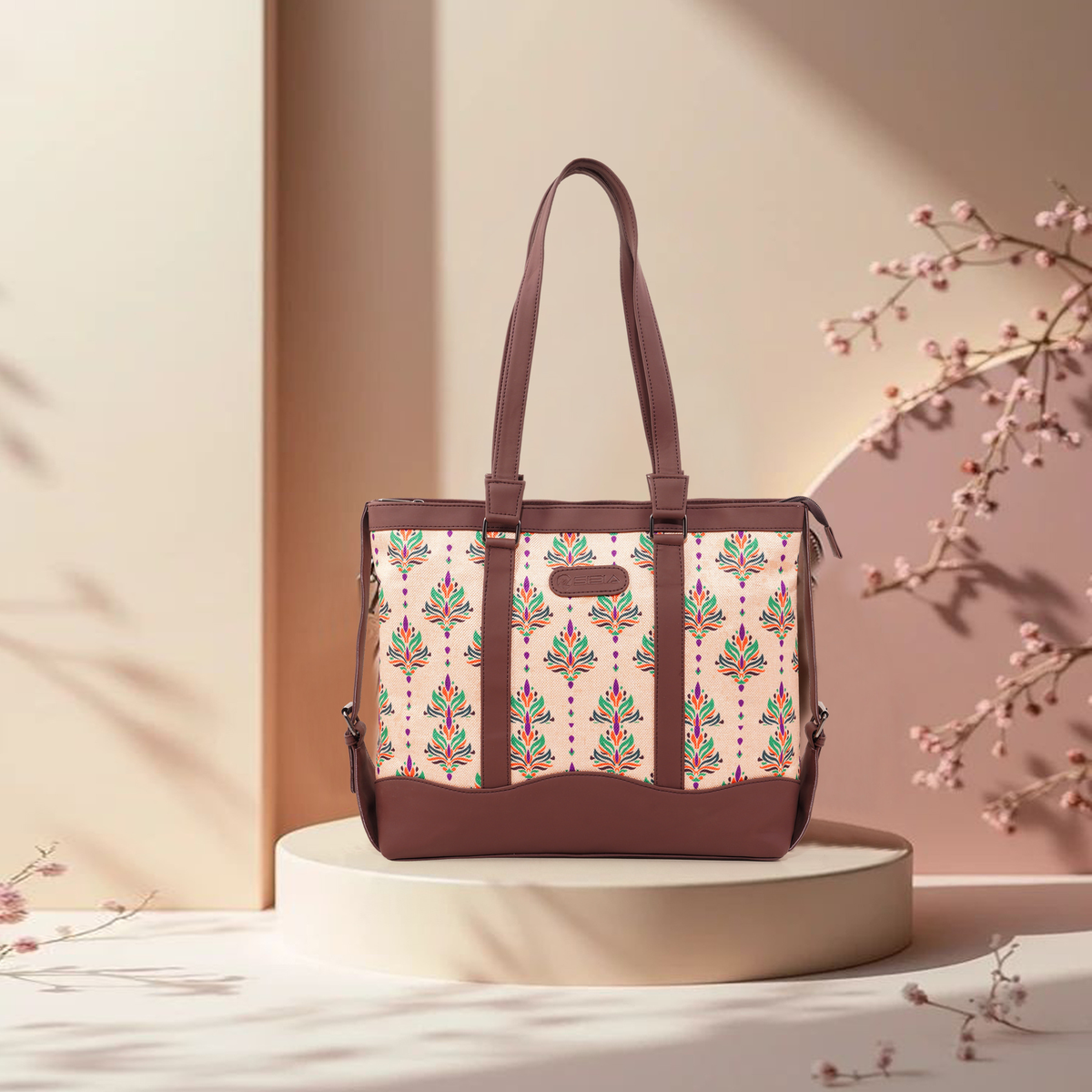 Office Bags for Women – Tirumala Kalamkari Office Bag | SIBIA