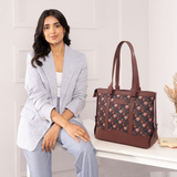 Office Bags for Women – Jamdani Morni Office Bag | SIBIA