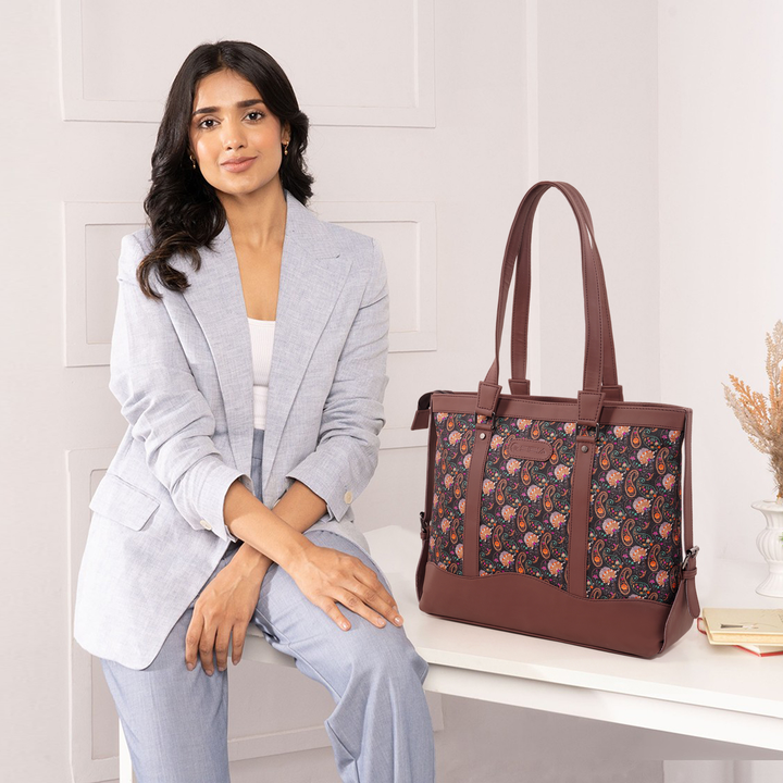 Office Bags for Women – Jamdani Morni Office Bag | SIBIA