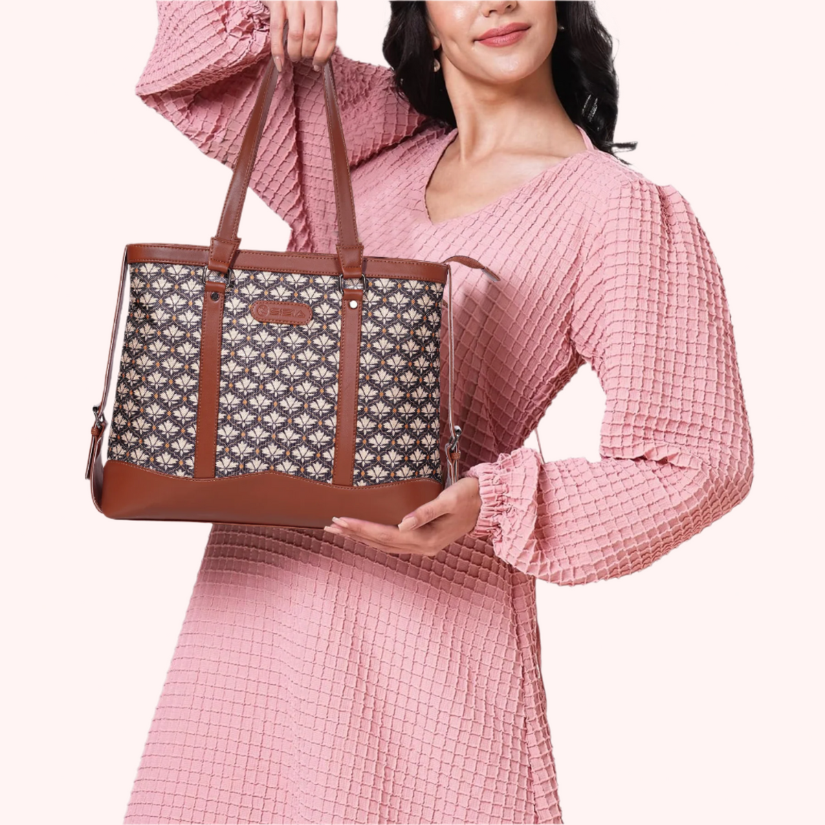 Office Bags for Women – Bagru Bindi Office Bag | SIBIA