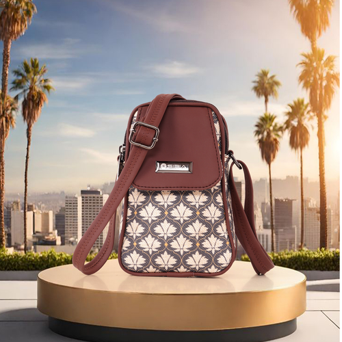 Bagru Bindi Mobile Pouch