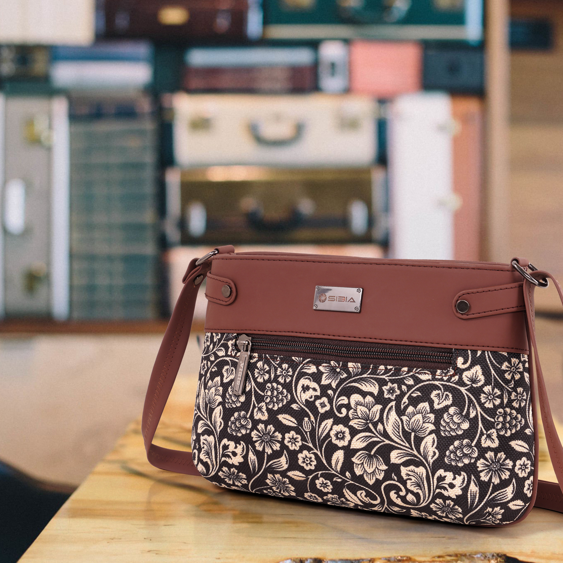 Kashmiri Kashidakari Galaxy Sling Bag