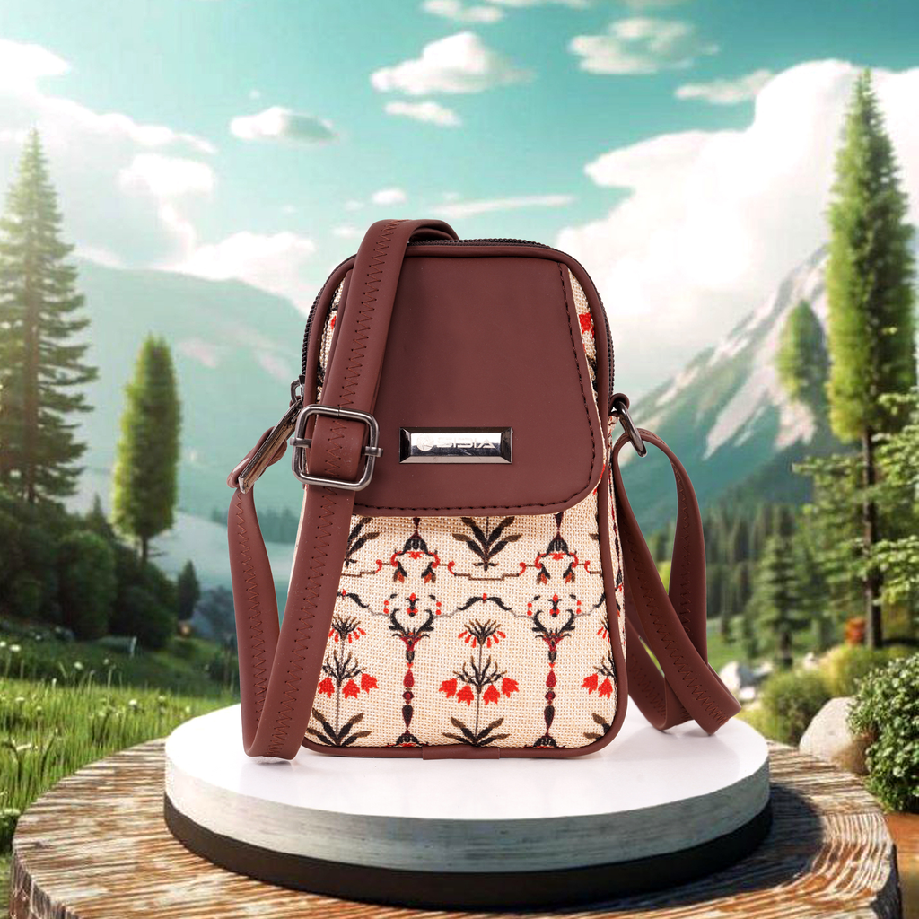 Madhubani Print Mobile Pouch