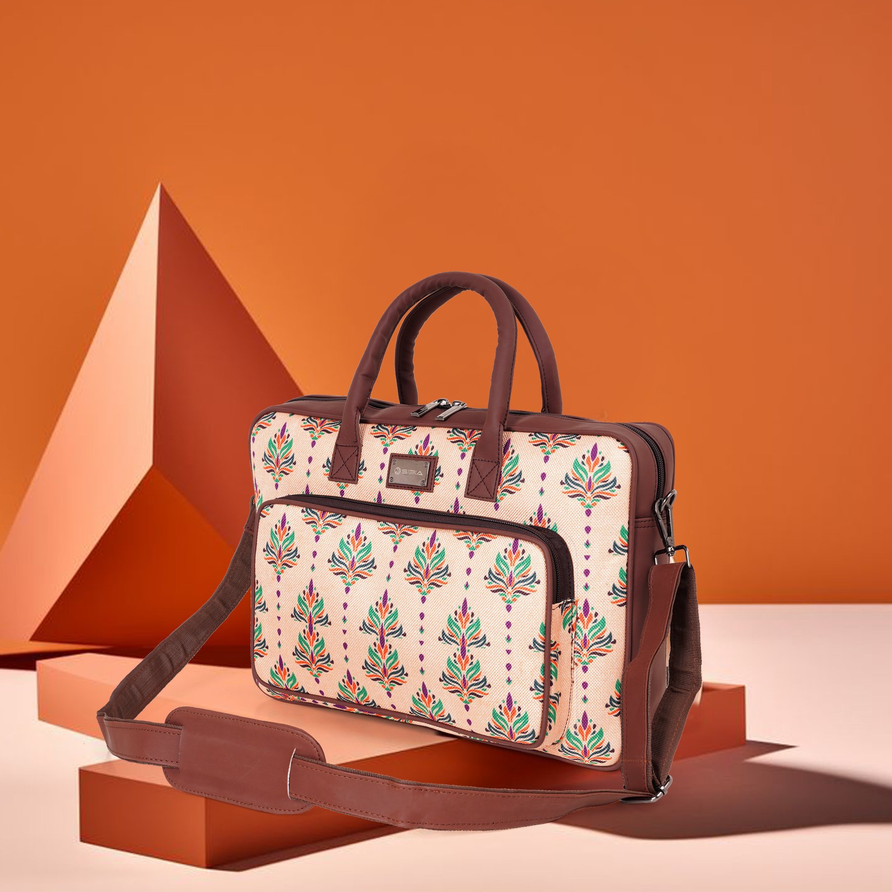Tirumala Kalamkari Laptop Bag