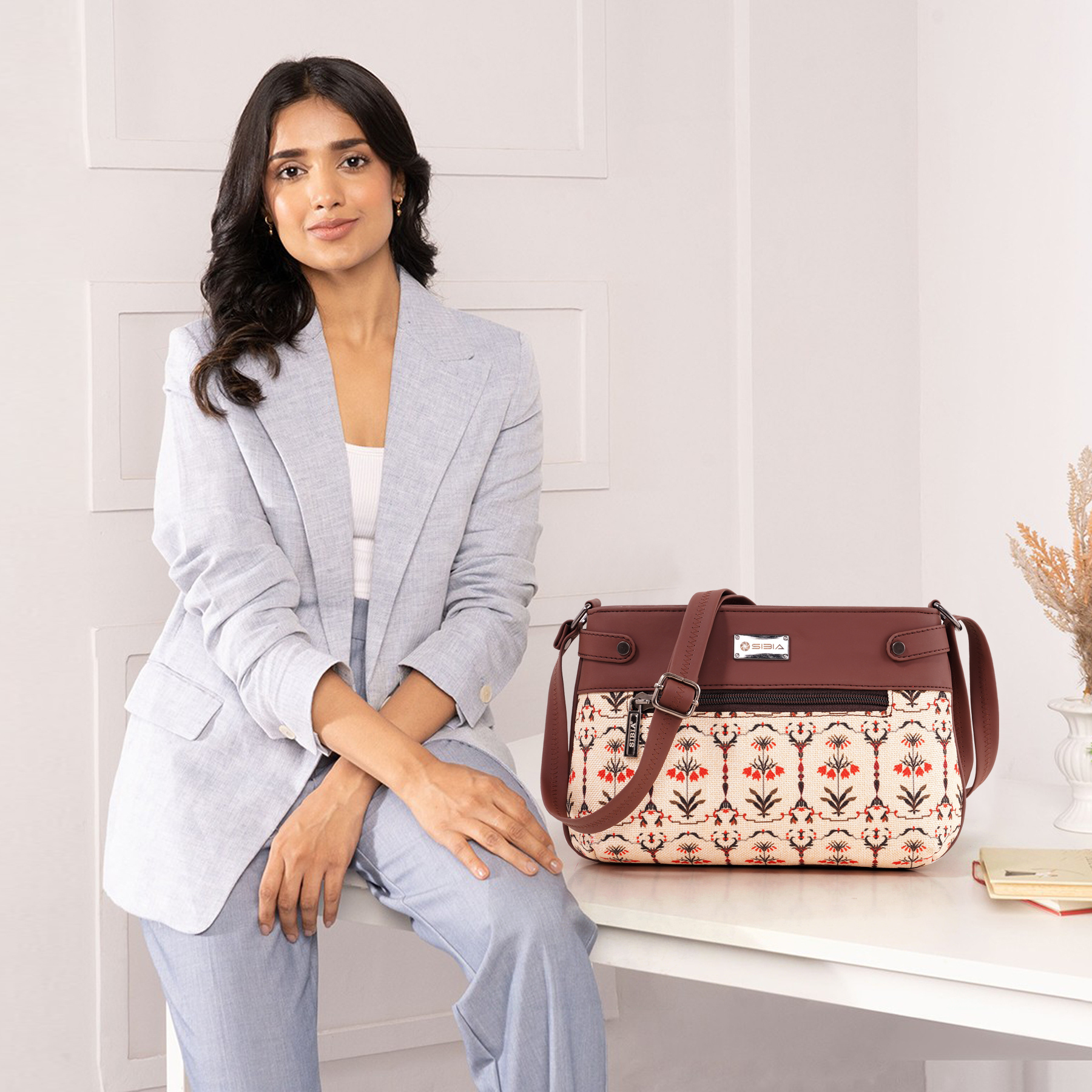 Madhubani Print Galaxy Sling Bag