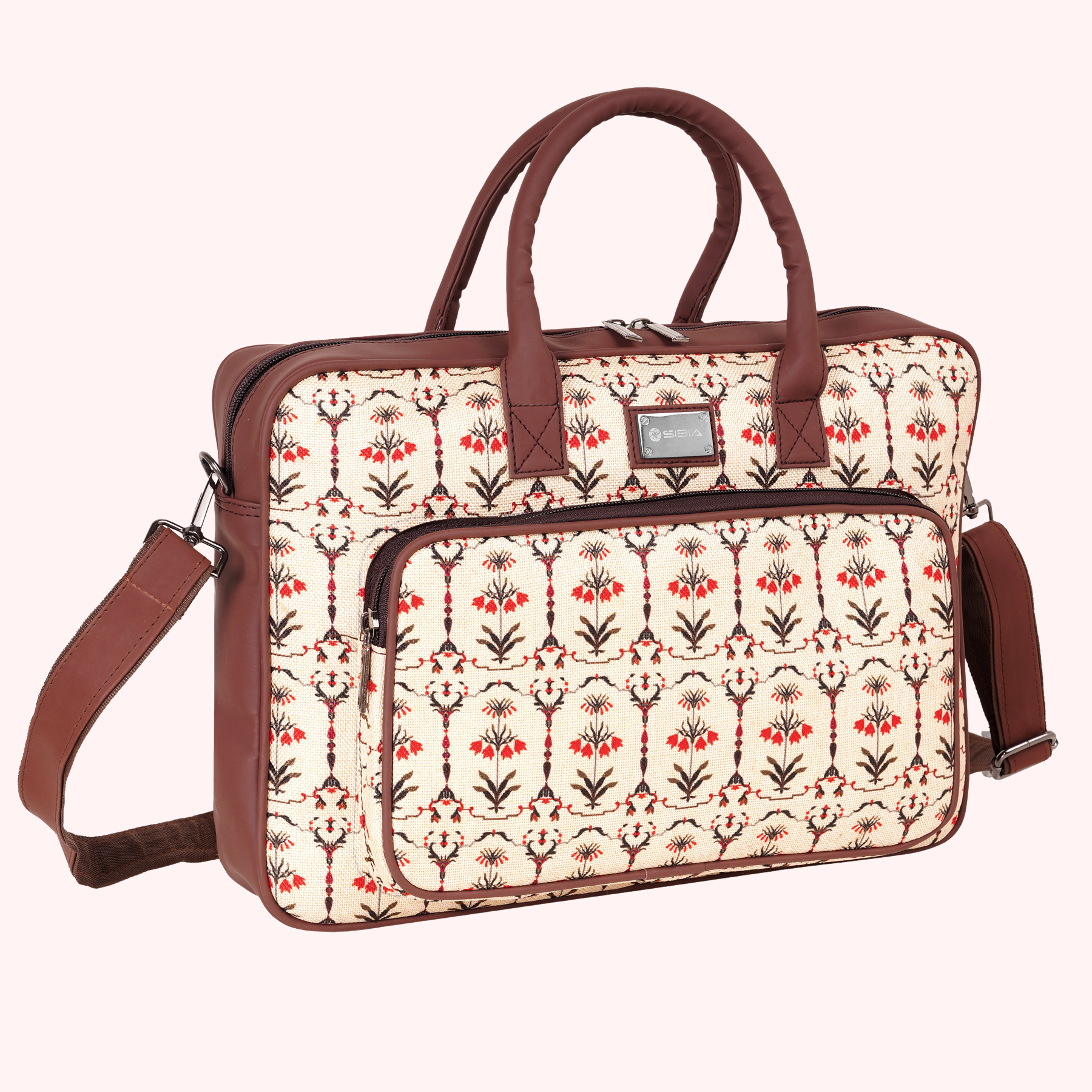 Madhubani Print Laptop Bag