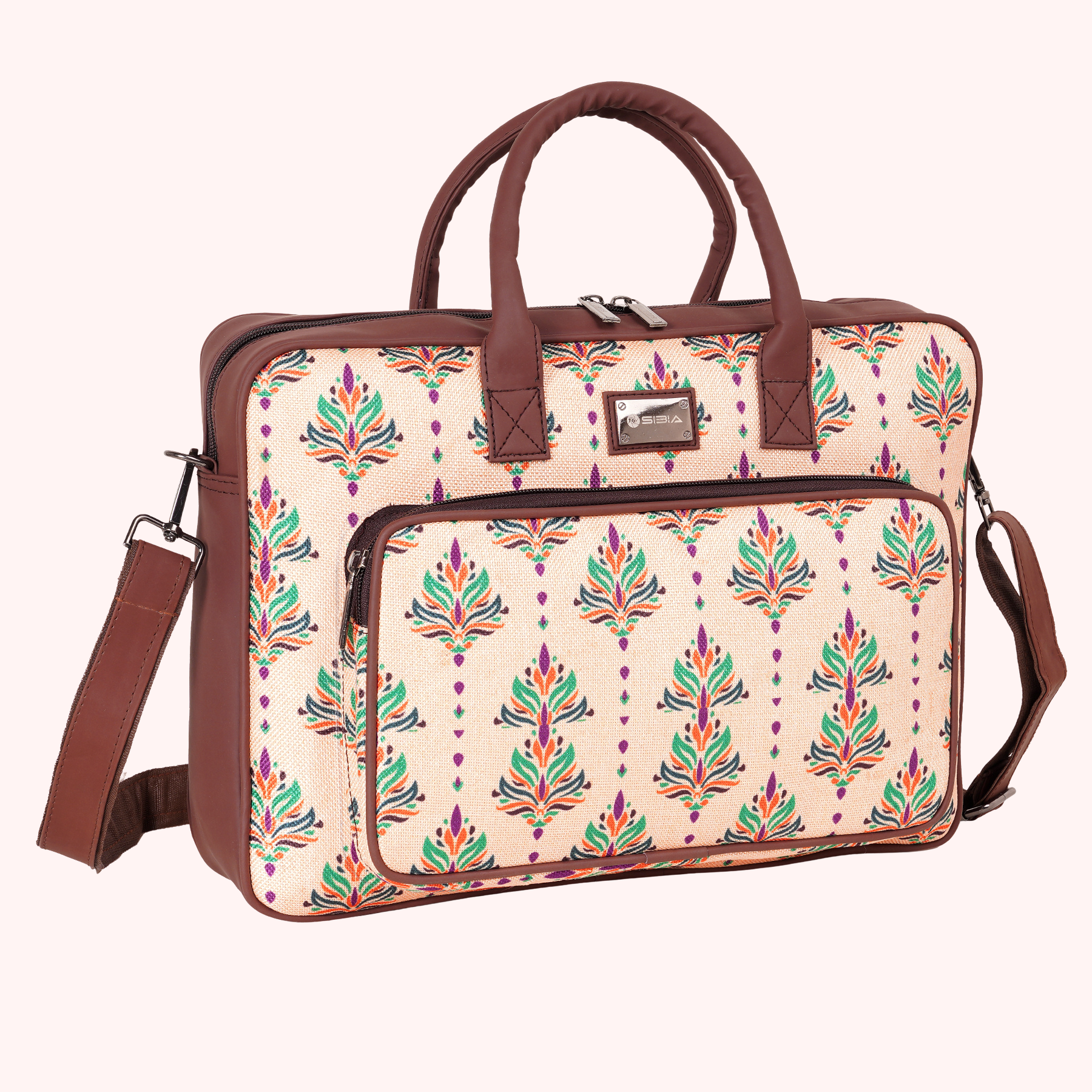 Tirumala Kalamkari Laptop Bag