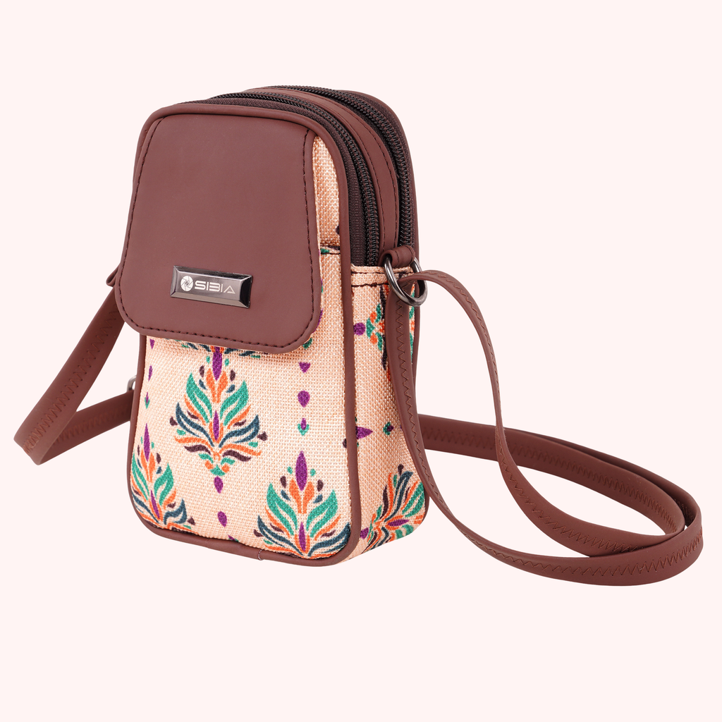 Tirumala kalamkari Mobile Pouch