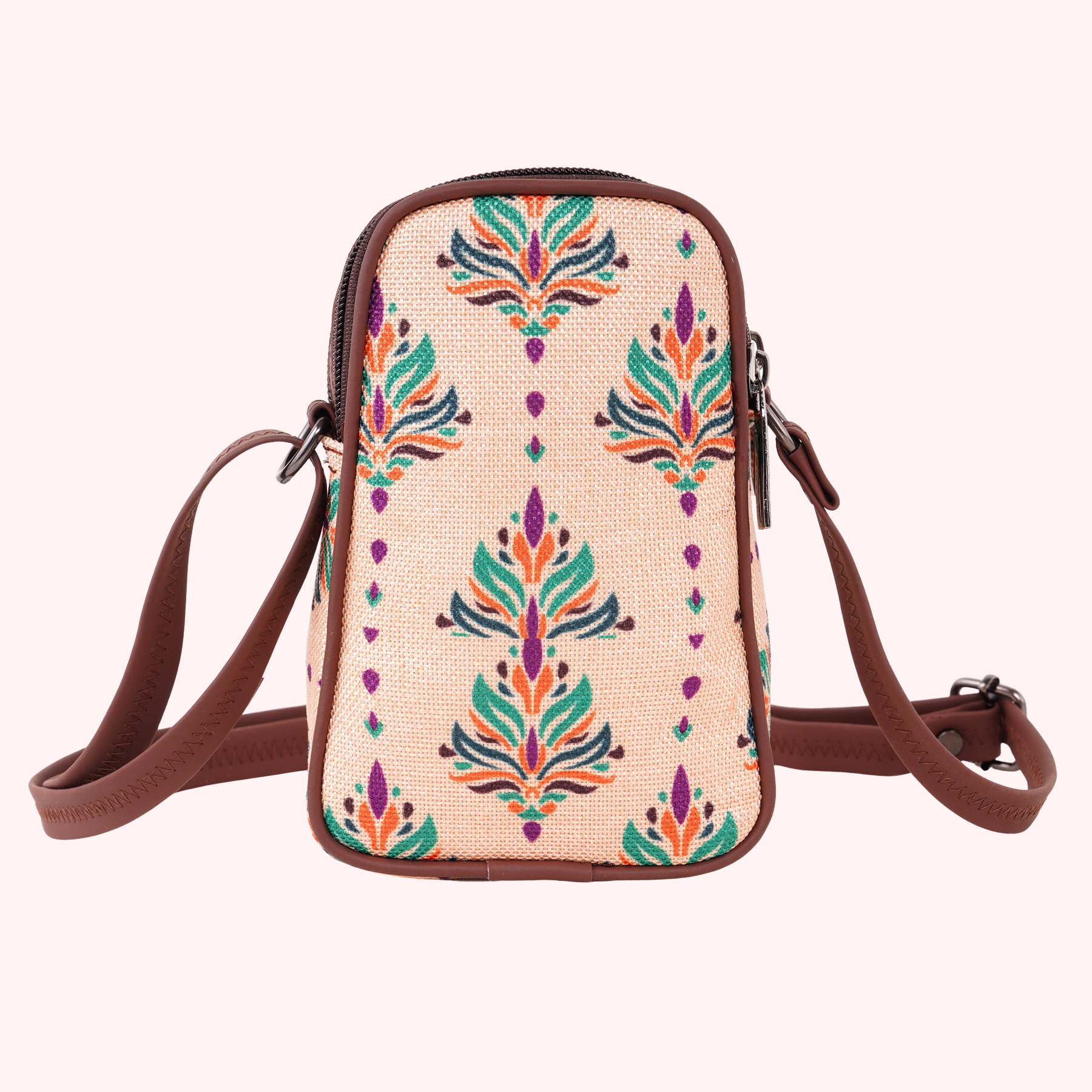 Tirumala kalamkari Mobile Pouch