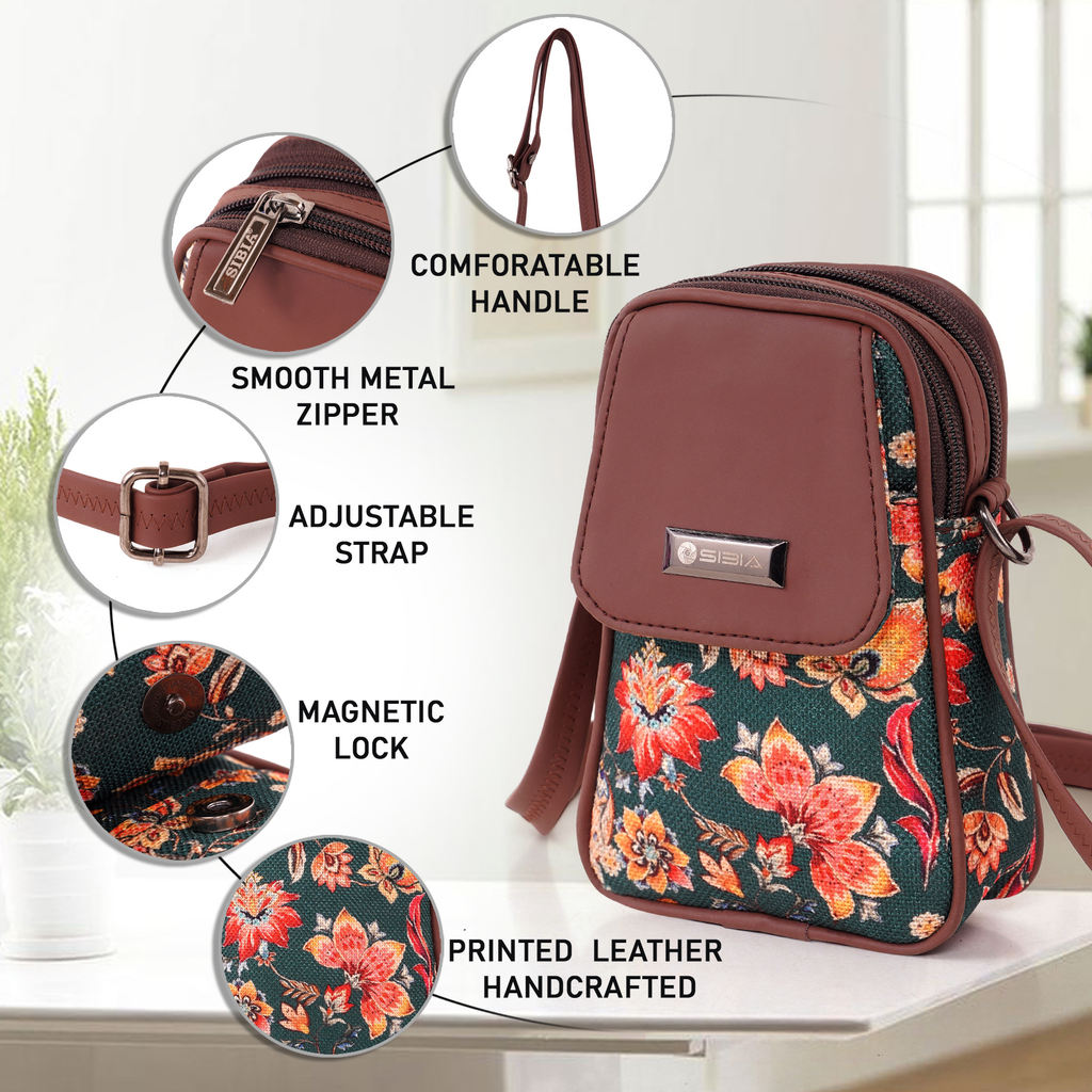 Shalimar Garden Mobile Pouch