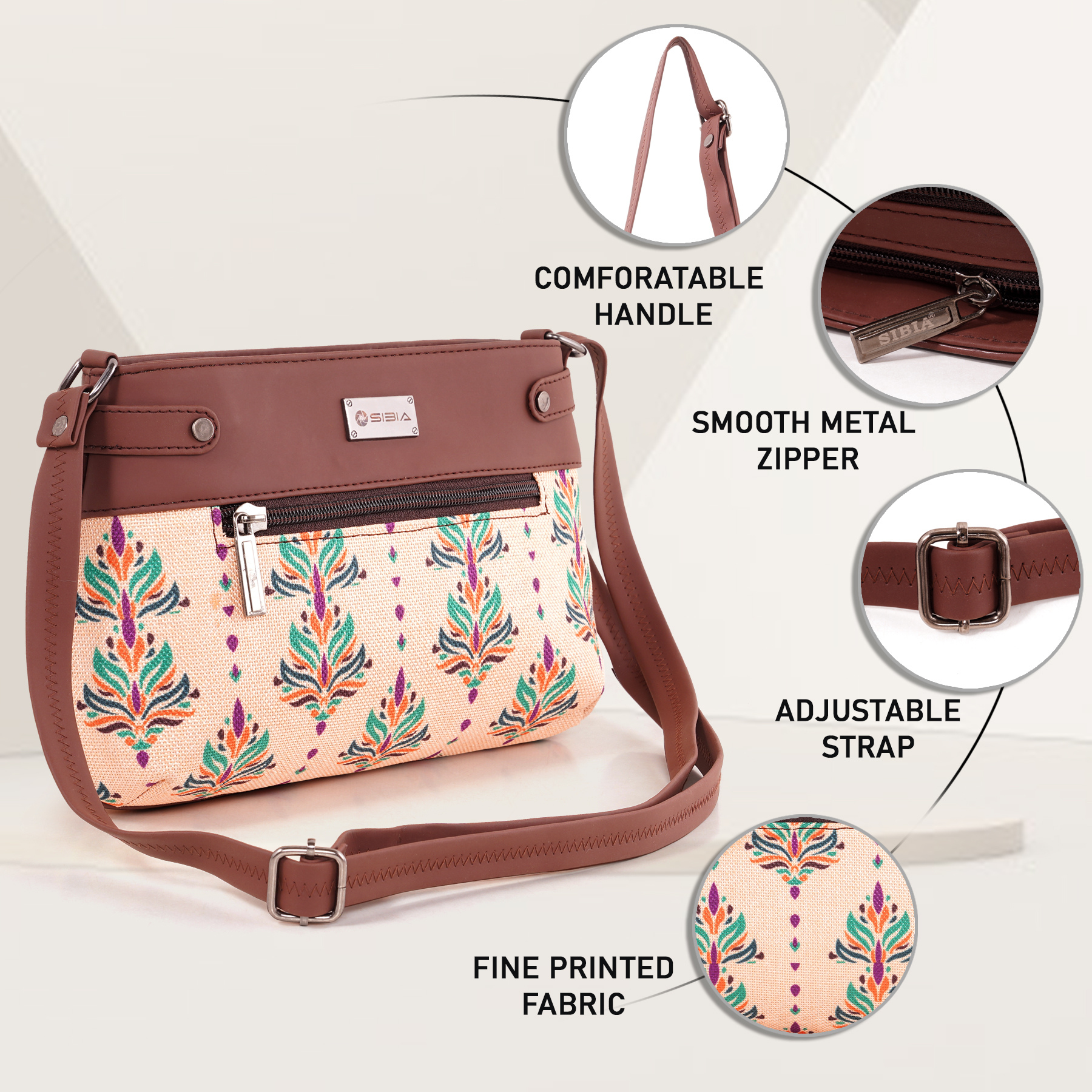 Tirumala kalamkari Galaxy Sling Bag
