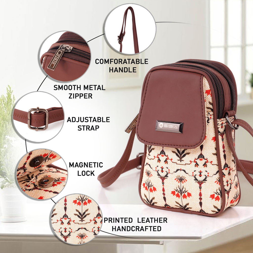 Madhubani Print Mobile Pouch