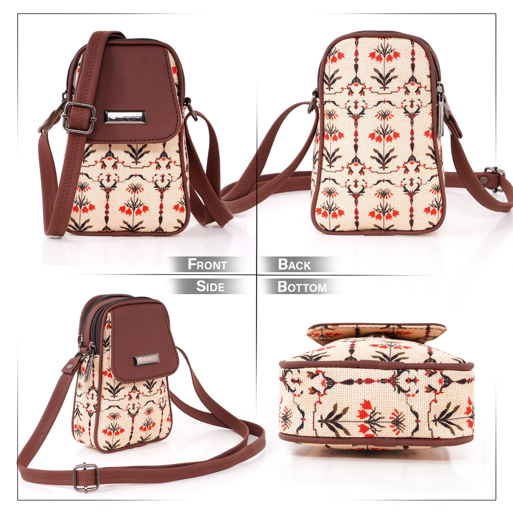 Madhubani Print Mobile Pouch