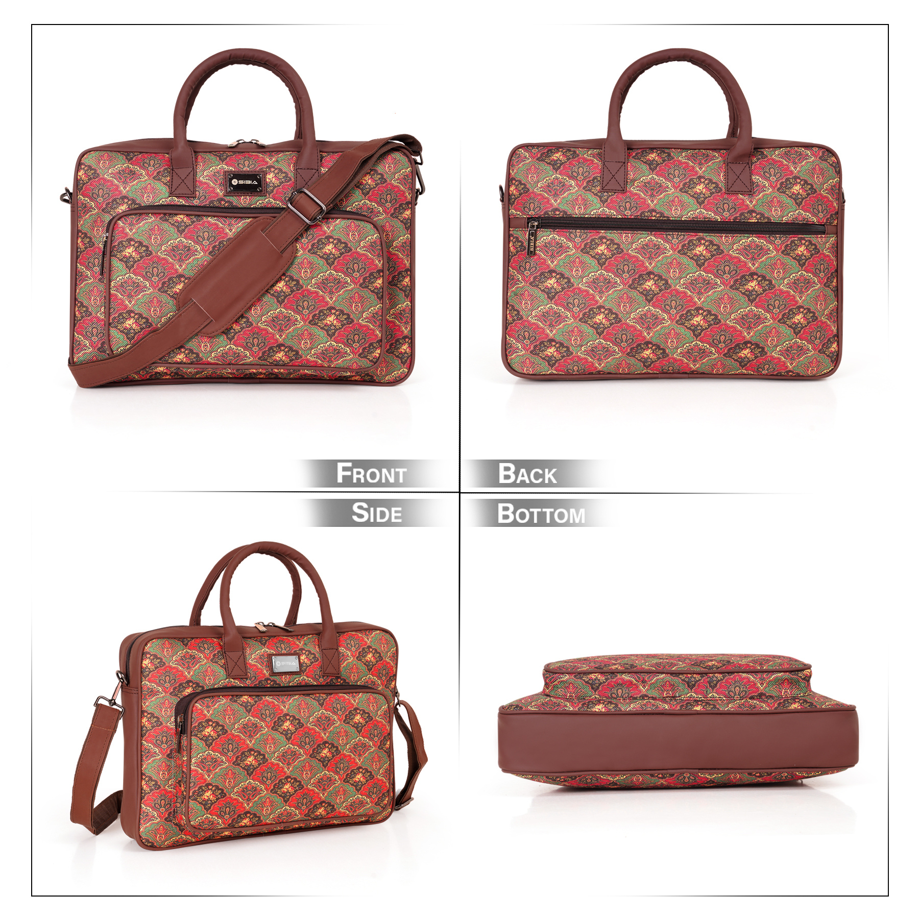 Sanganeri Art Laptop Bag
