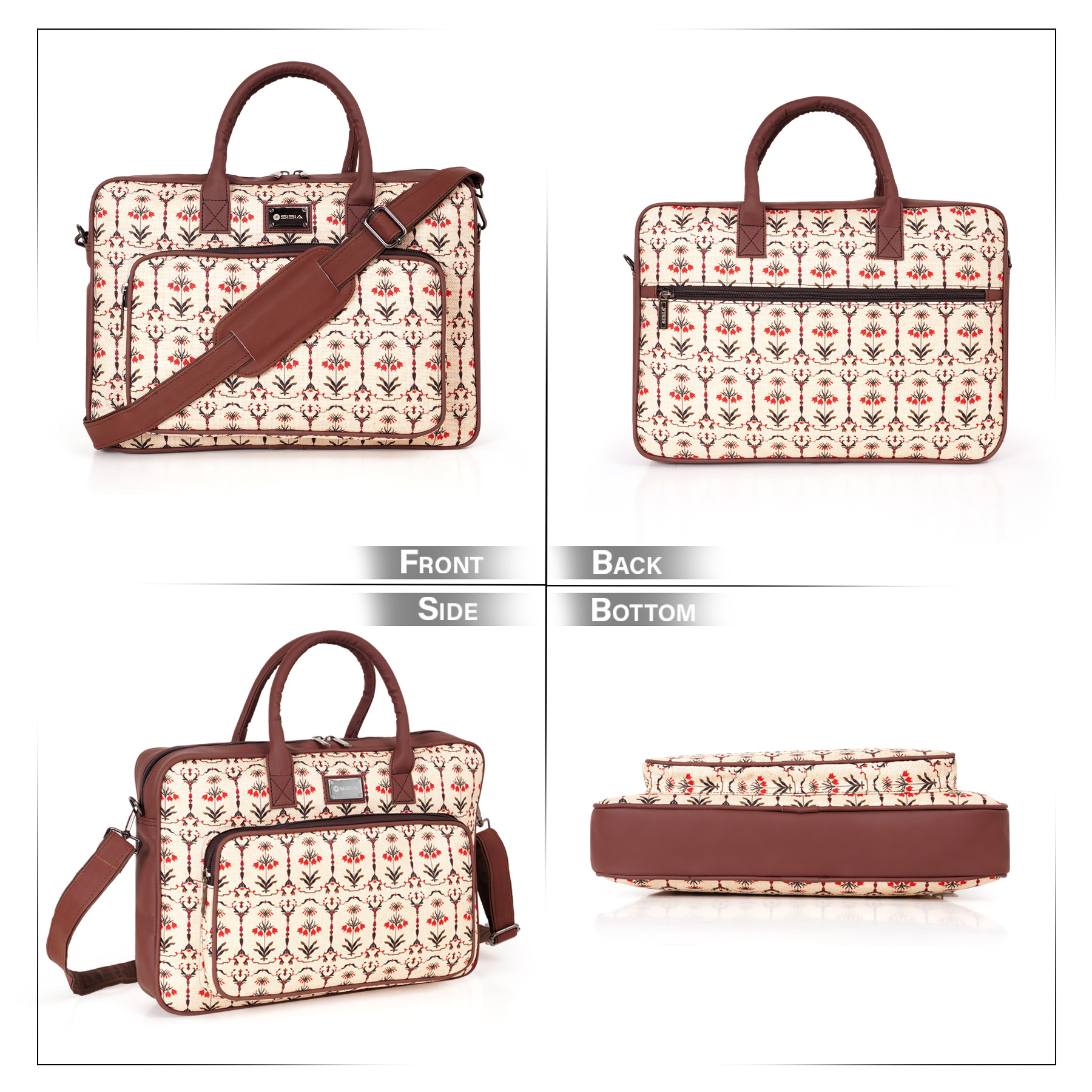 Madhubani Print Laptop Bag