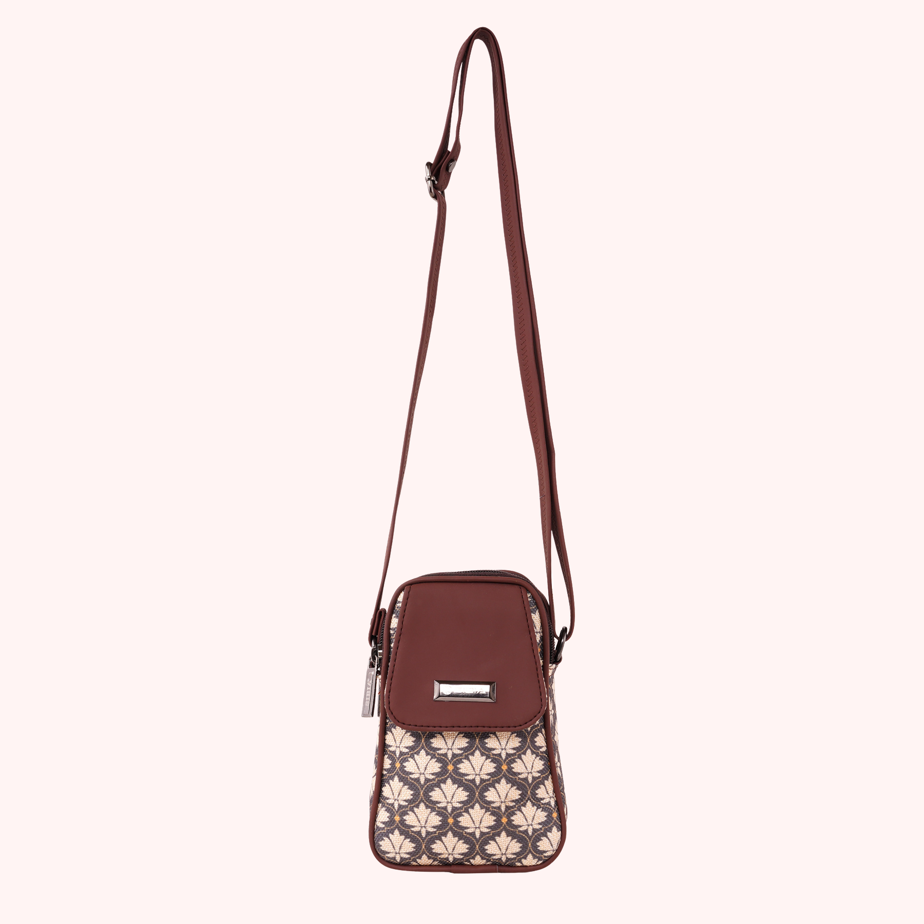 Bagru Bindi Mobile Pouch