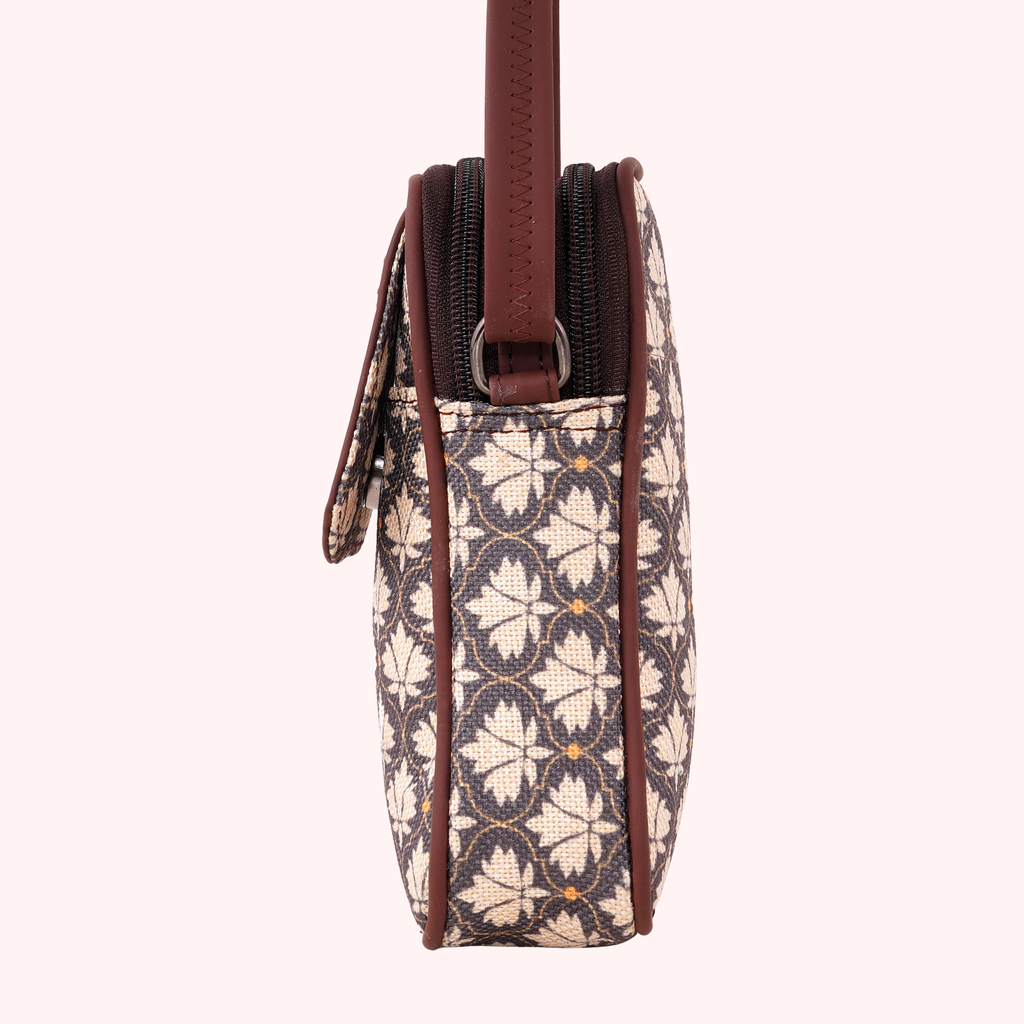 Bagru Bindi Mobile Pouch