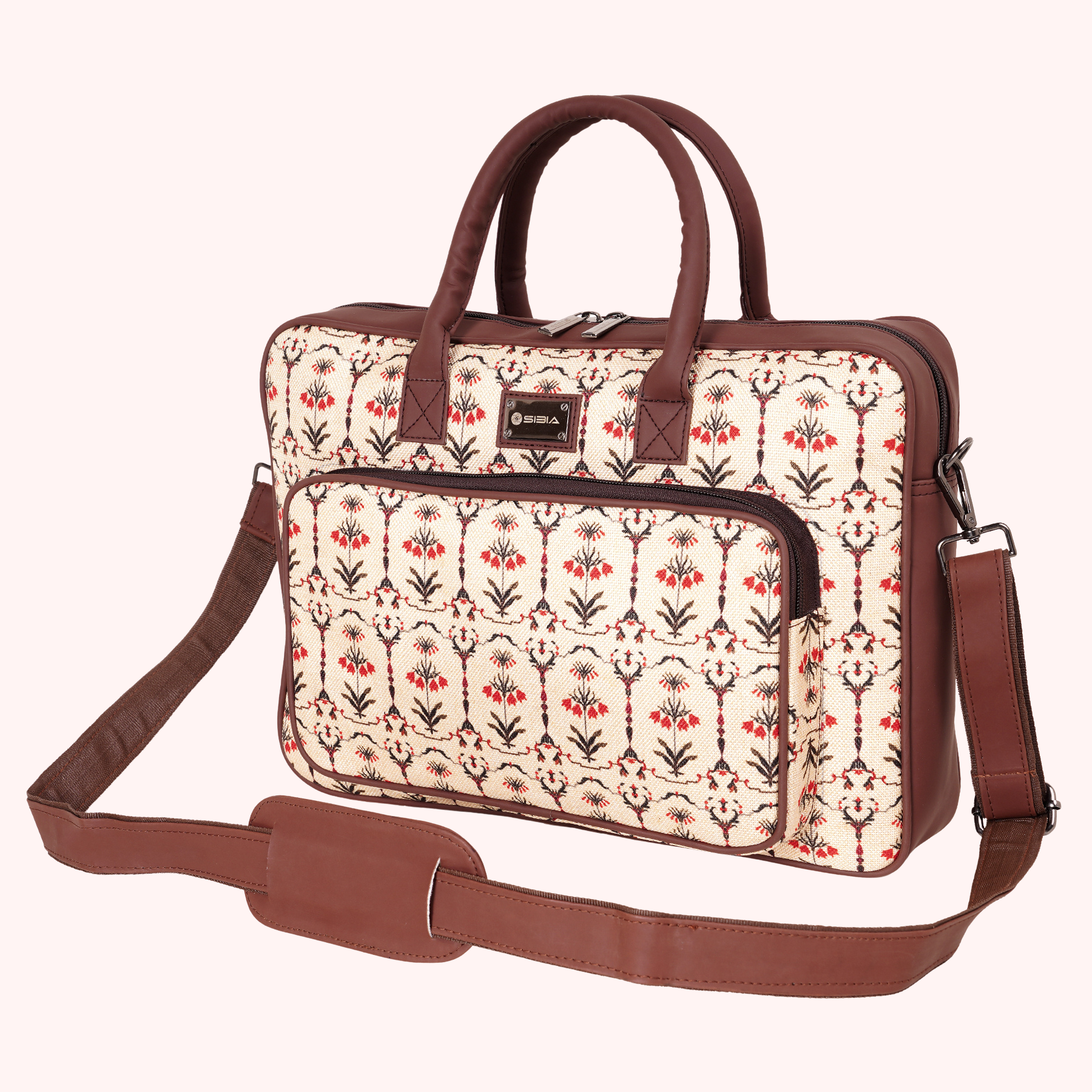 Madhubani Print Laptop Bag
