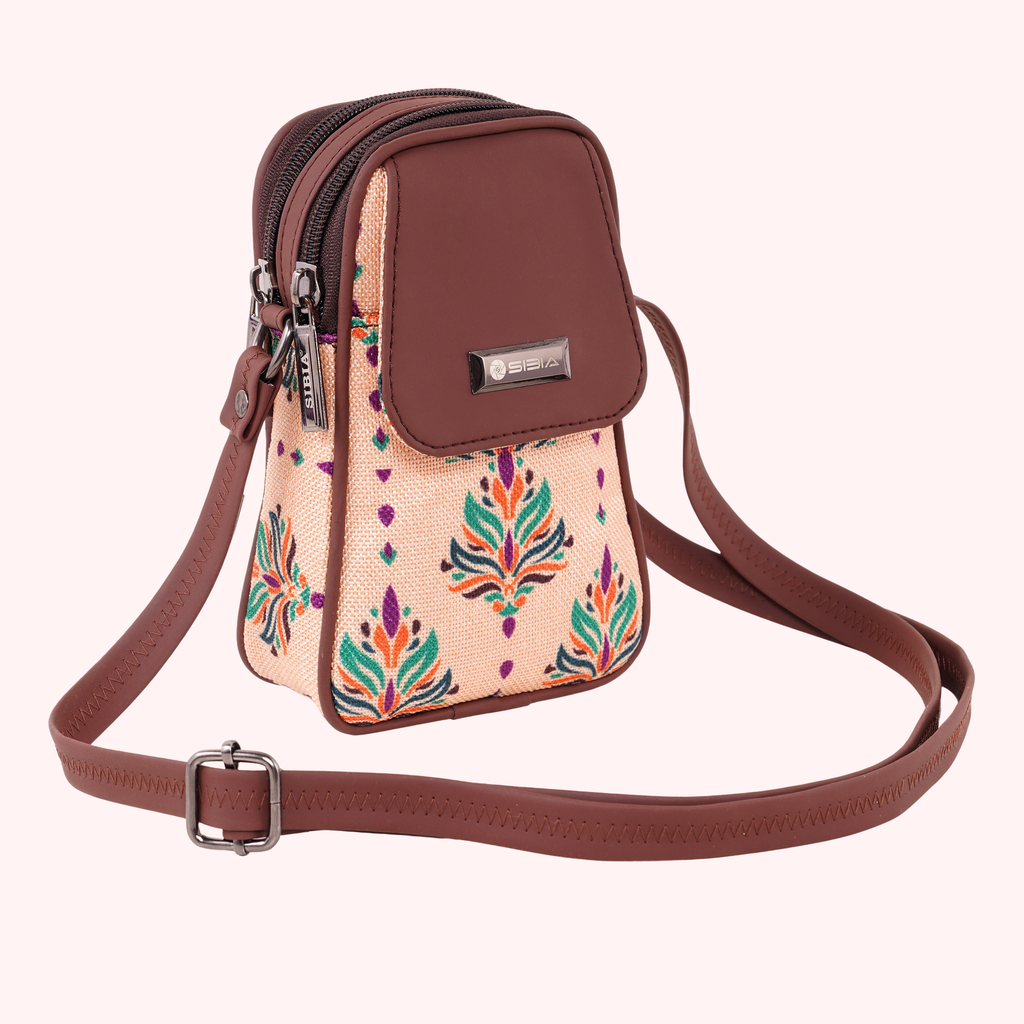 Tirumala kalamkari Mobile Pouch